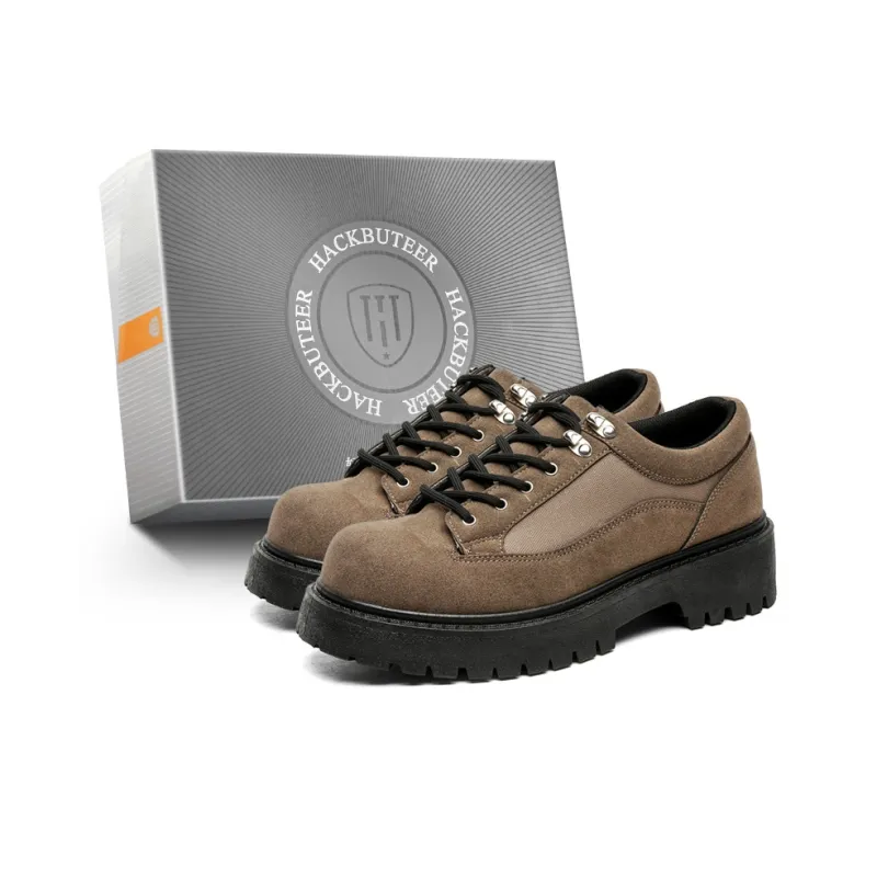 HACKBUTEER Casual Shoes Men's Brown Box Included-0