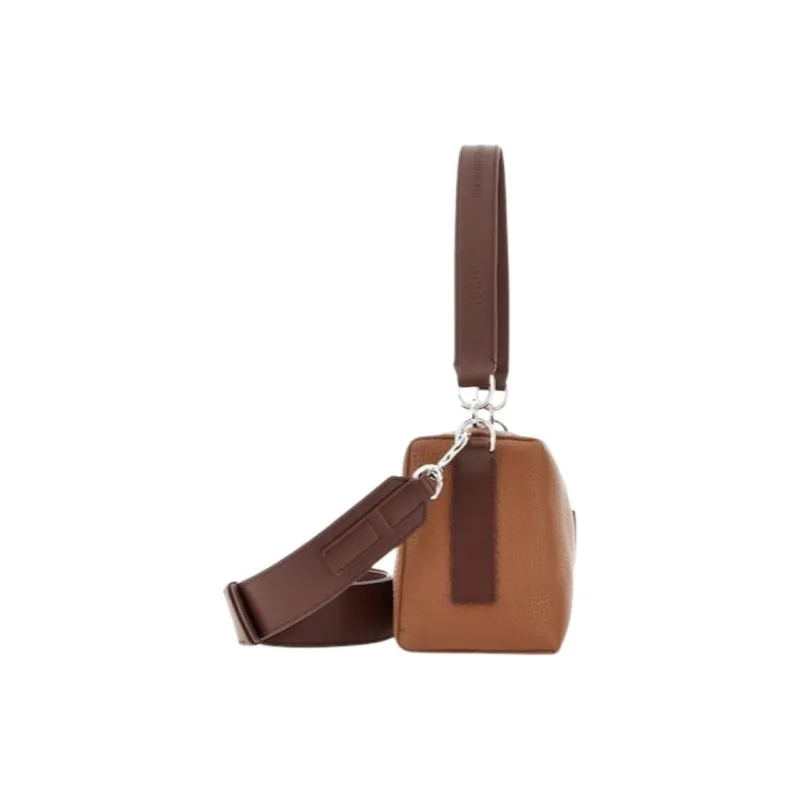 HOGAN Leather Crossbody Bag, Shoulder Bag Mini Women's Brown-2