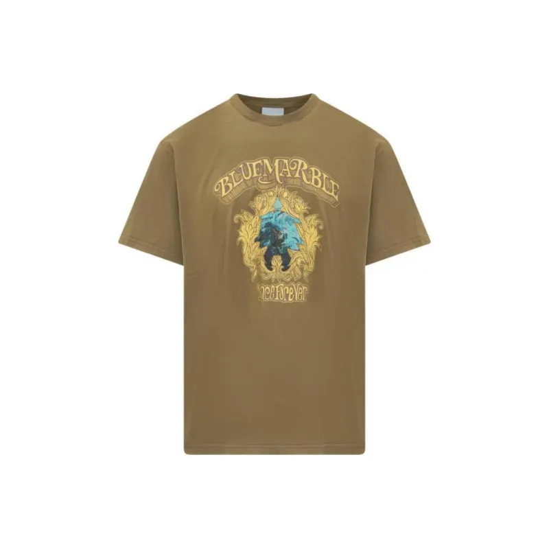 BLUEMARBLE Logo print Cotton T shirt-0