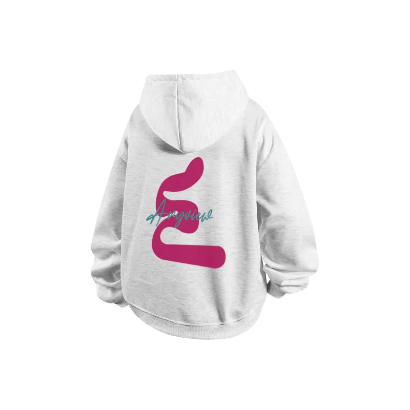 Anyveiw Sweatshirt Unisex White-0