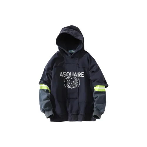 A SQUARE ROOT Sweatshirt Unisex Navy Blue