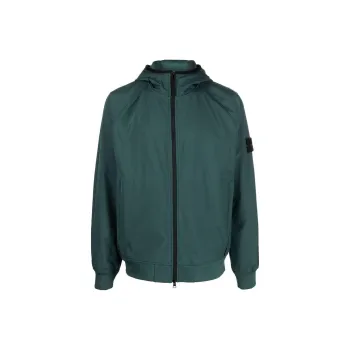 STONE ISLAND LIGHT SOFT SHELL R SERIES SOFT SHELL Jackets & Coats Men's Green