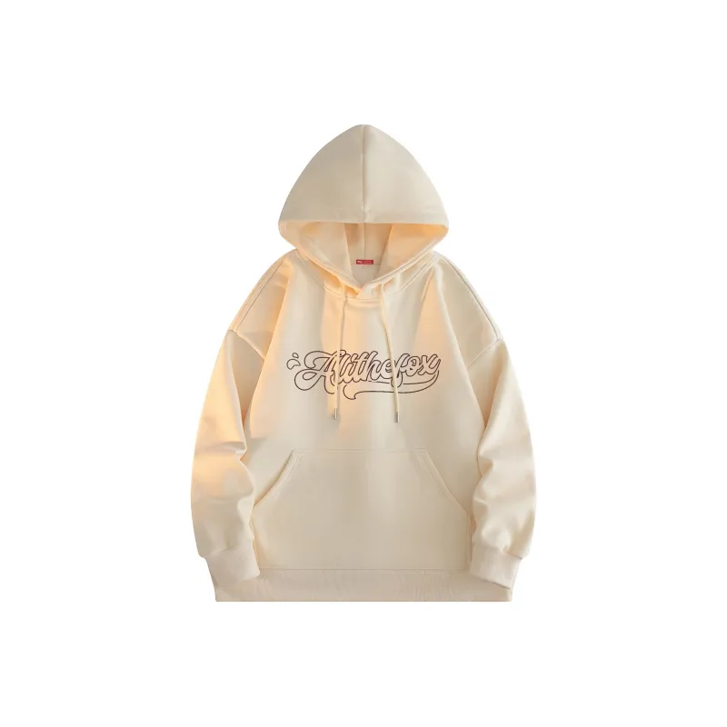 ALI THE FOX Sweatshirt Unisex White-3
