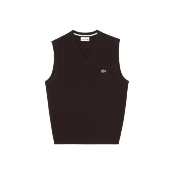 LACOSTE Tank Tops Men Brown
