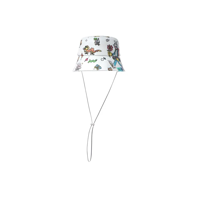 Steven Harrington X LINING Bucket Hats Unisex White-0