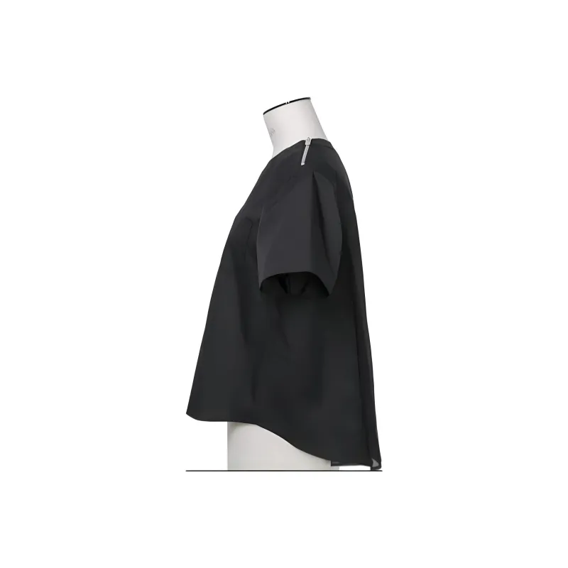 Sacai Box pleat T shirt-2