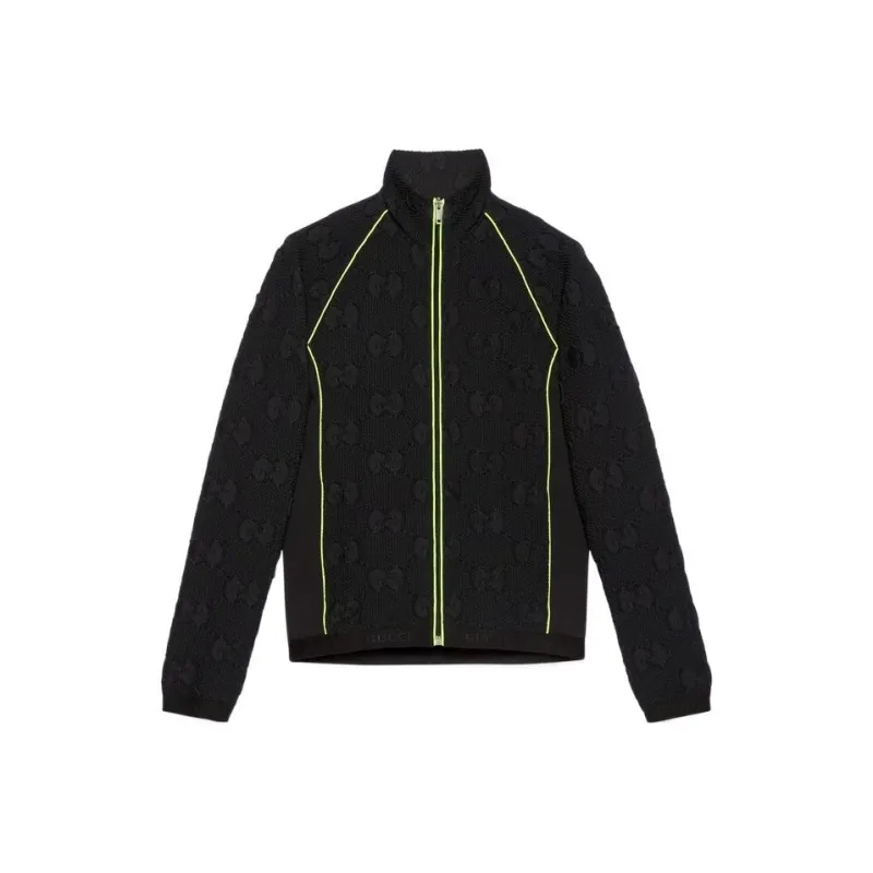 GUCCI Gg Stretch jersey Neoprene Zip Jacket-0