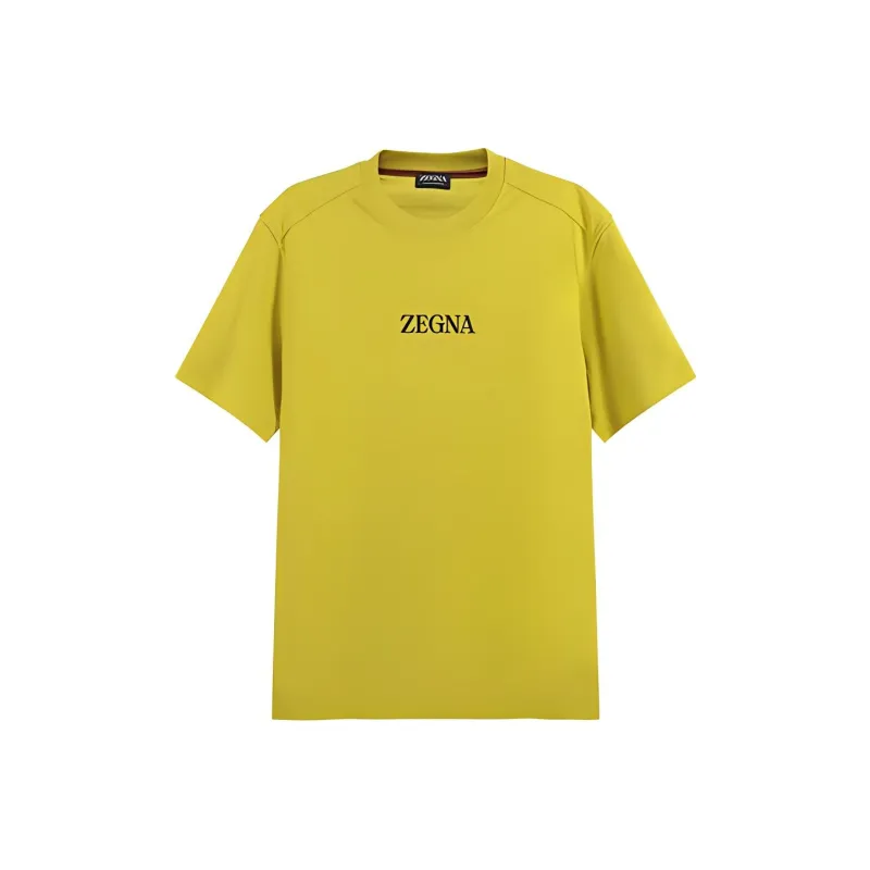 Ermenegildo Zegna T Shirts Men Yellow-0