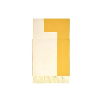 HERMES Scarves Unisex Yellow