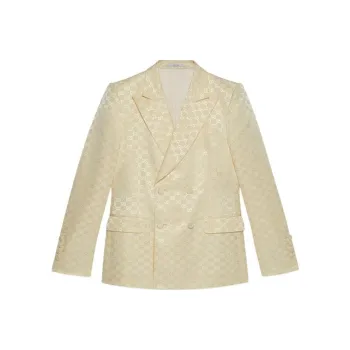 GUCCI Gg Monogram Double breasted Blazer
