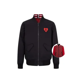 Tommy Hilfiger Jackets Unisex Red Black