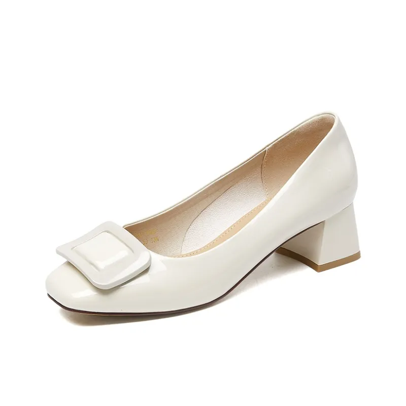 EXULL Q Chunky Heel High Heels 5CM Women's-1