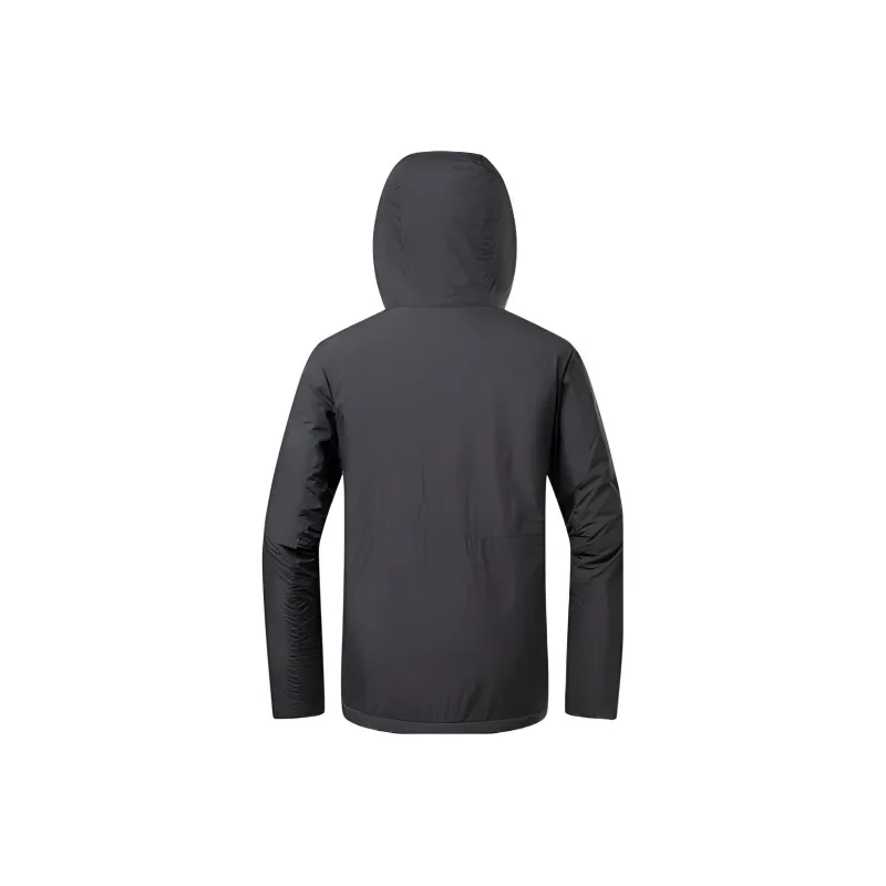 Columbia Solid Color Hooded Puffer Jacket Men's Gray-1