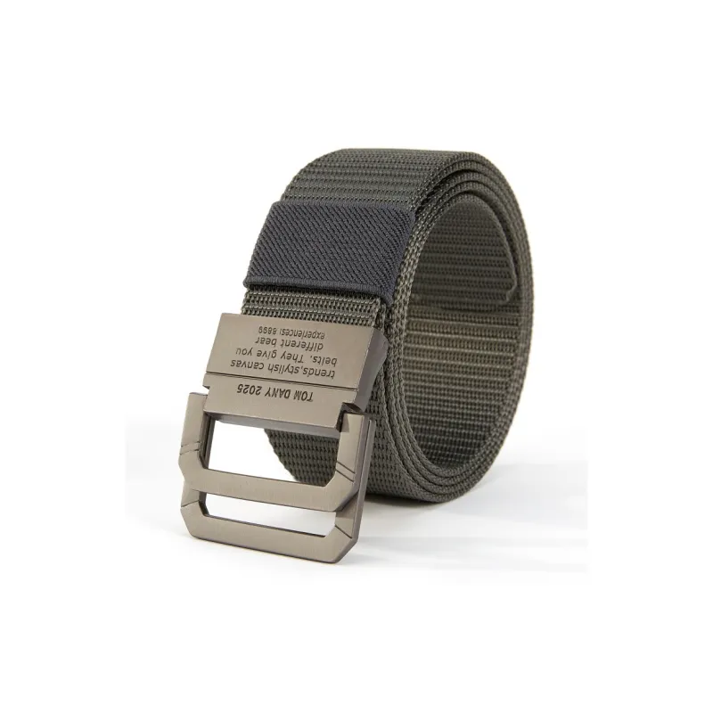 AUGUST HARMONY Imitation Nylon Strap Leather Belts Unisex 3.8-4
