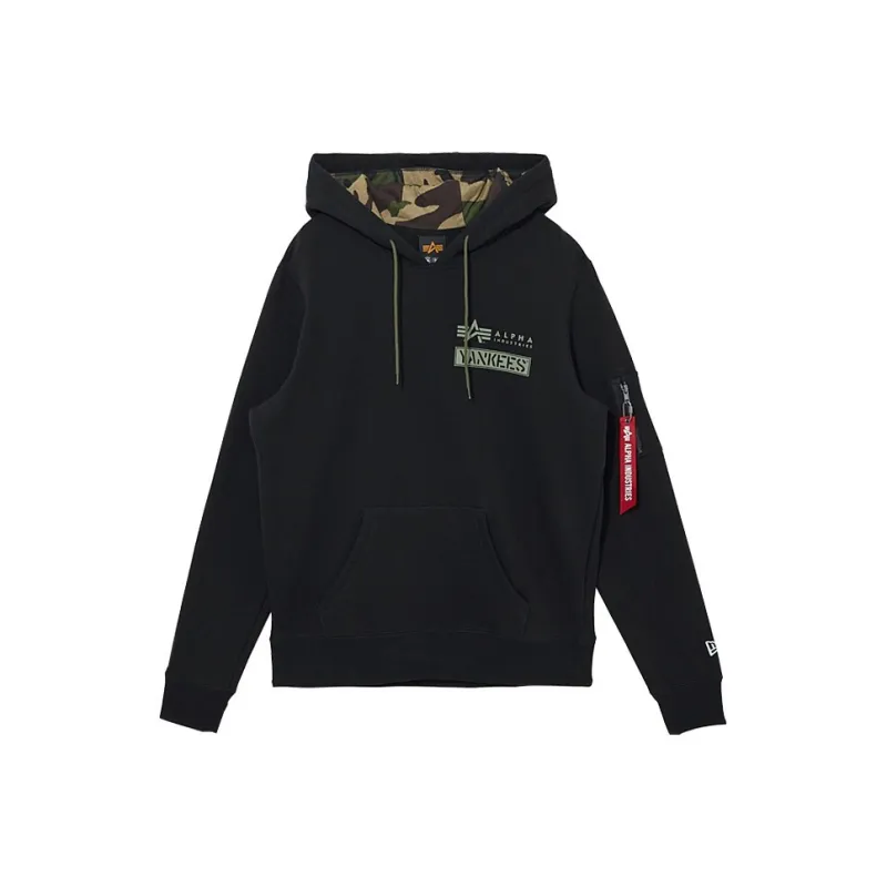 New Era x Alpha Industries Sweatshirt Unisex Black-0