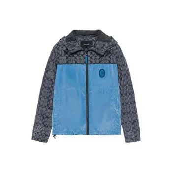 COACH Jacket Men's Sky Blue Color