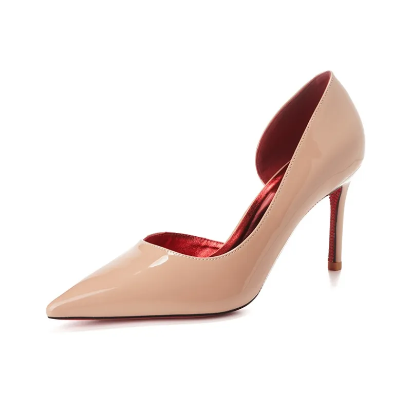 QITUMAUL Slim Heel High Heels Women's-15