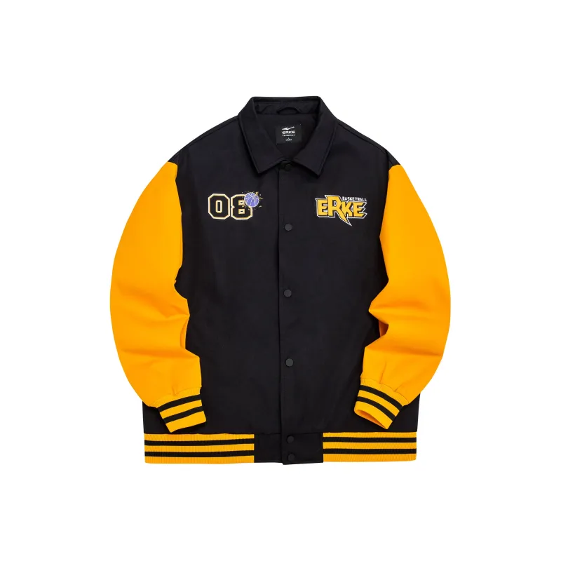Erke Jacket Men's Jet Black/Cadmium Yellow-0