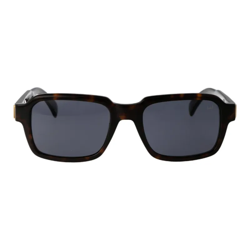 Dunhill Acetate Rectangular Sunglasses Men's Brown-1