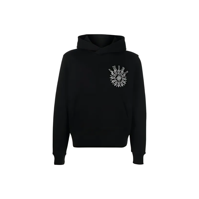 AMIRI Crystal Embellished Logo Hoodie Sweatshirt-0
