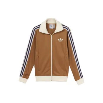Adidas Originals Clover Series Outfit Jacket Fall Men's Brown