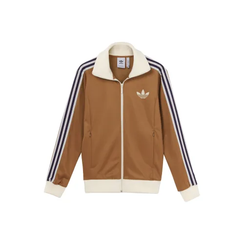 Adidas Originals Clover Series Outfit Jacket Fall Men's Brown