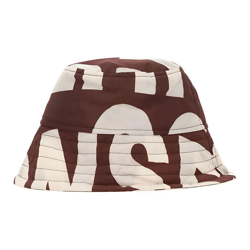 DRIES VAN NOTEN Logo Printed Bucket Hat-0