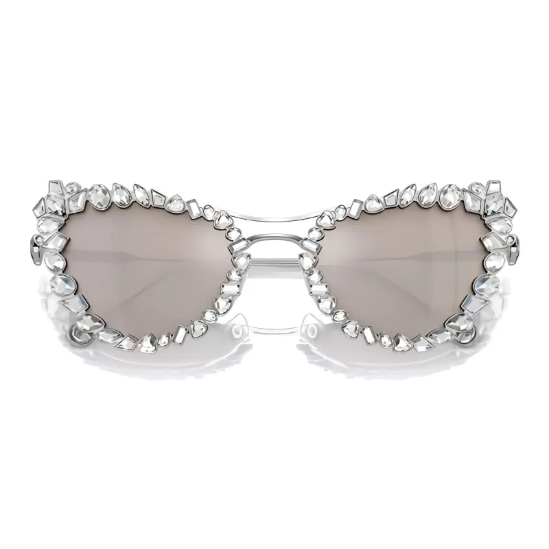 Swarovski Embellished Cat-Eye Frame Sunglasses-2