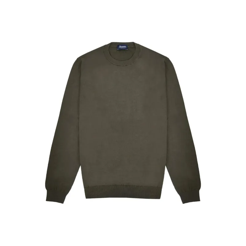 Drumohr Sweatshirt Men's Dark Green-0