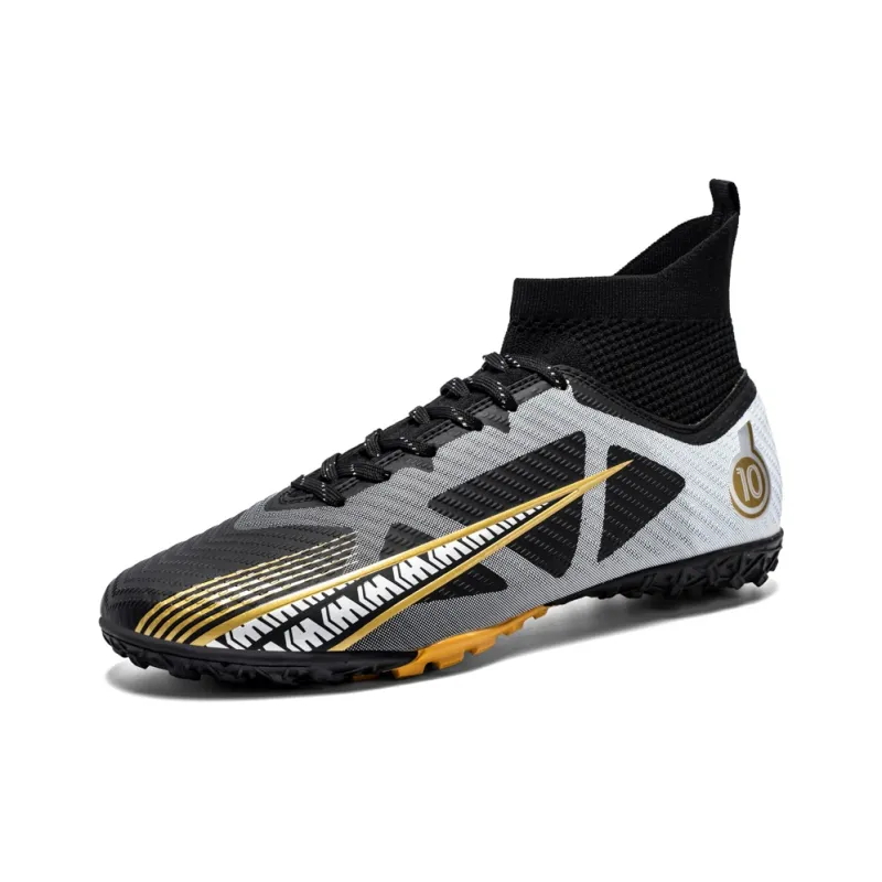 QIUTEXIONG Soft Ground Firm Ground Slip Resistant And Breathable Soccer Shoes Unisex-8