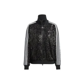 adidas originals Blue Version Sequin Beckenbauer Track Jacket Gender Neutral Black