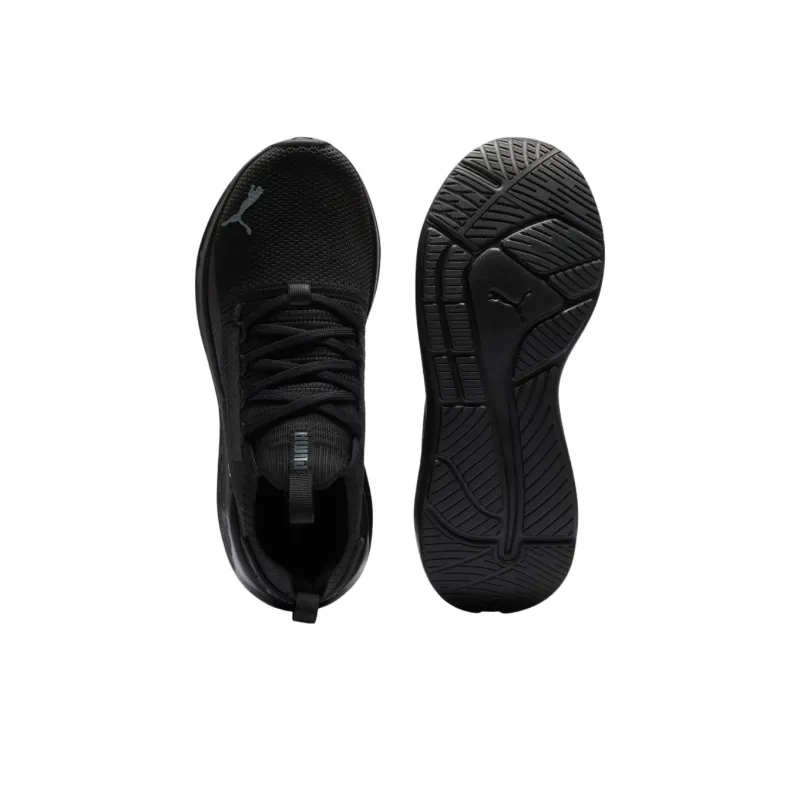 PUMA SOFTRIDE Symmetry Fuzion Anti Slip Wear Resistant Low Top Casual Running Shoes Men's Black-3