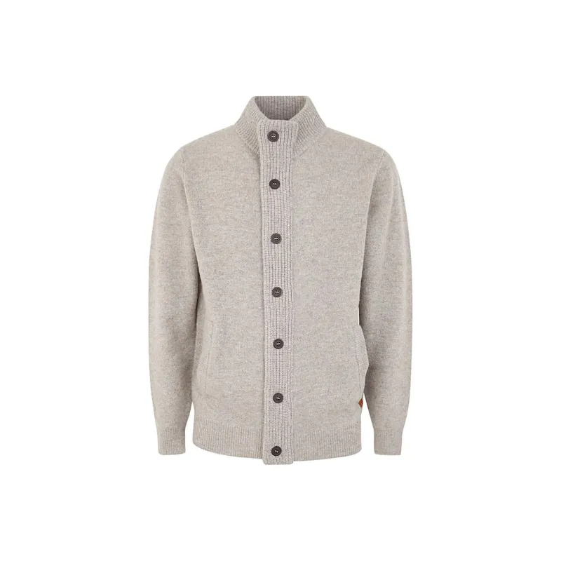 BARBOUR High Neck Button Up Cardigan-0