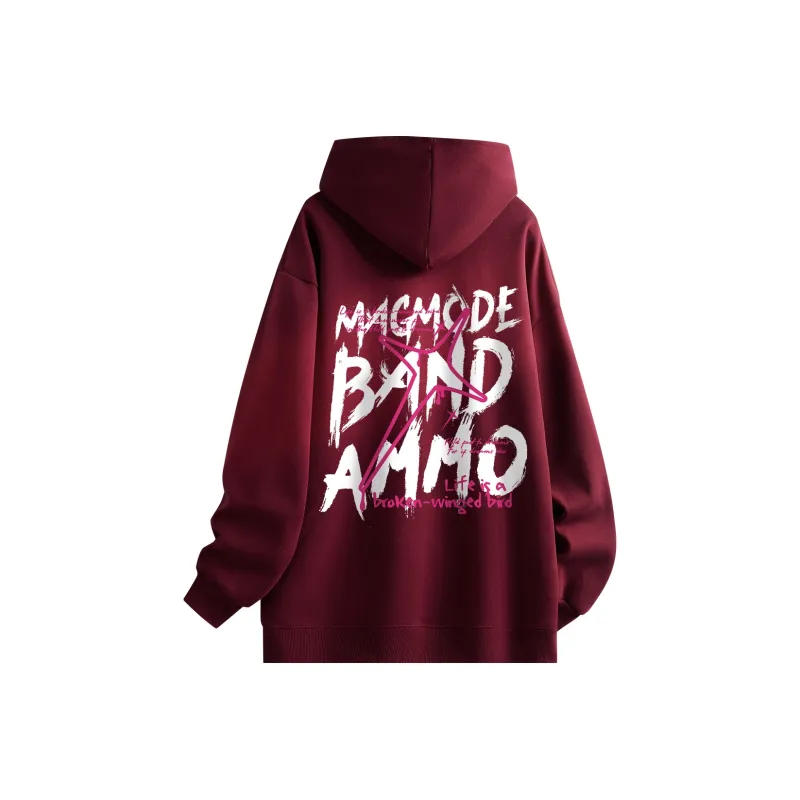 Magmode Sweatshirt Unisex Vintage Red-2