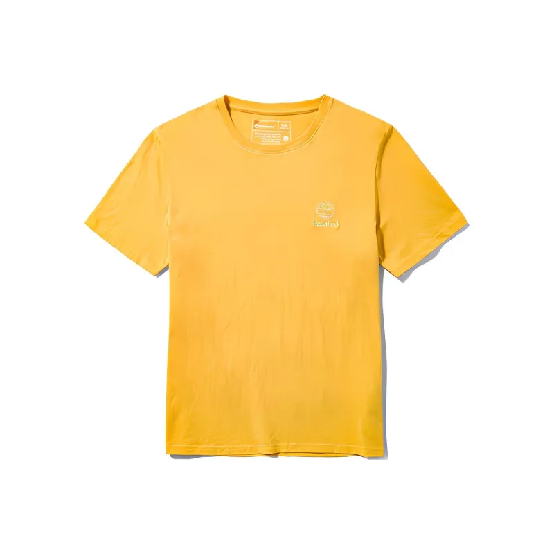 Timberland T Shirts Men Don't Touch Me Yellow-0