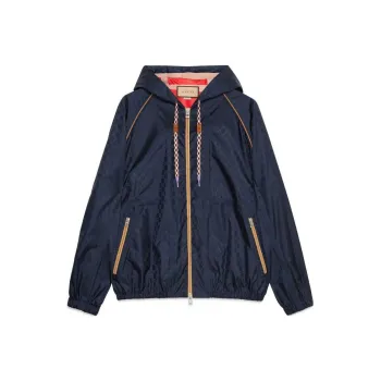 GUCCI Gg Supreme Jacquard Zipped Jacket