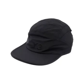 Adidas Nylon Flat Brim Baseball Cap Unisex Black