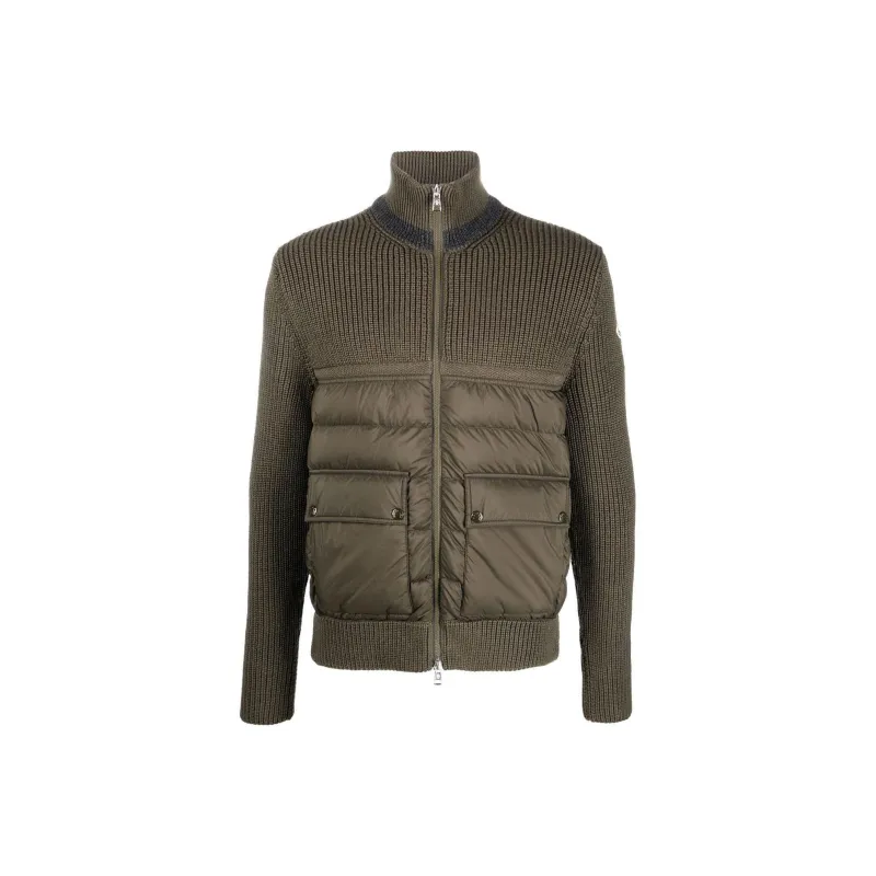 Moncler Down Jackets Men Brown-0