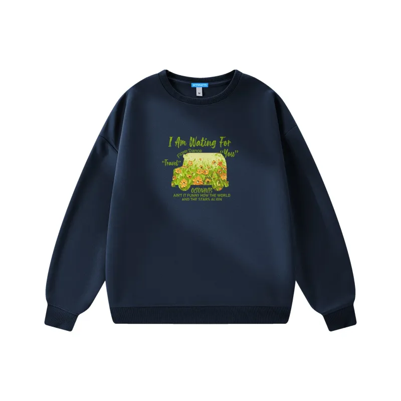 Small Columns Under The Sea Sweatshirt Unisex-2