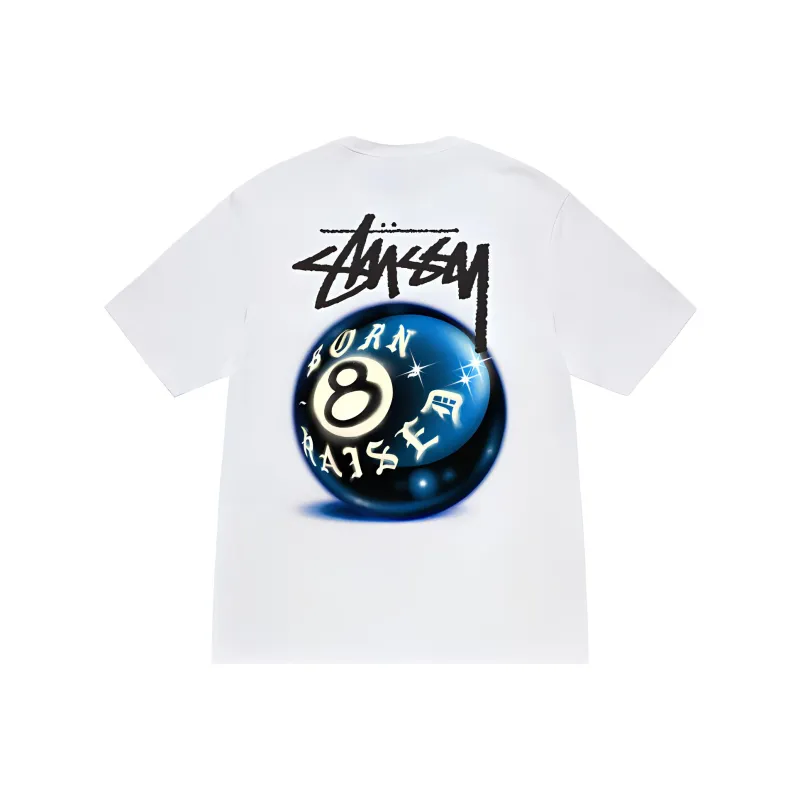 Stussy Born X Raised 8 Ball Tee-0