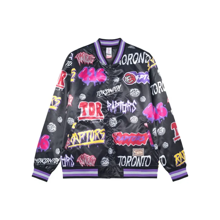 Mitchell Ness Jackets Unisex Black-0