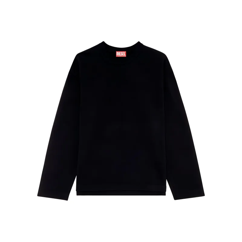 DIESEL Logo Plaque Crewneck T-Shirt-0