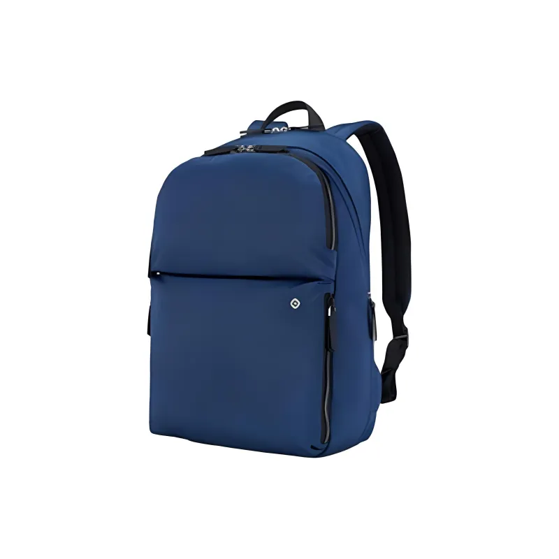 SAMSONITE Fabric Synthetic Leather Backpack Women's Blue-1
