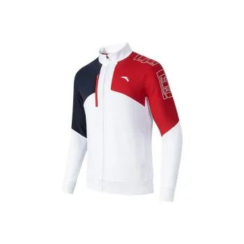 Anta Comprehensive Training Collection Sports Lifestyle Collection Jacket Men's White