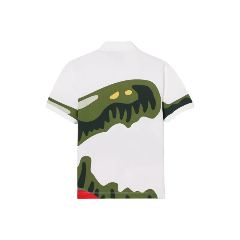 LACOSTE Crocodile print Polo Shirt-1