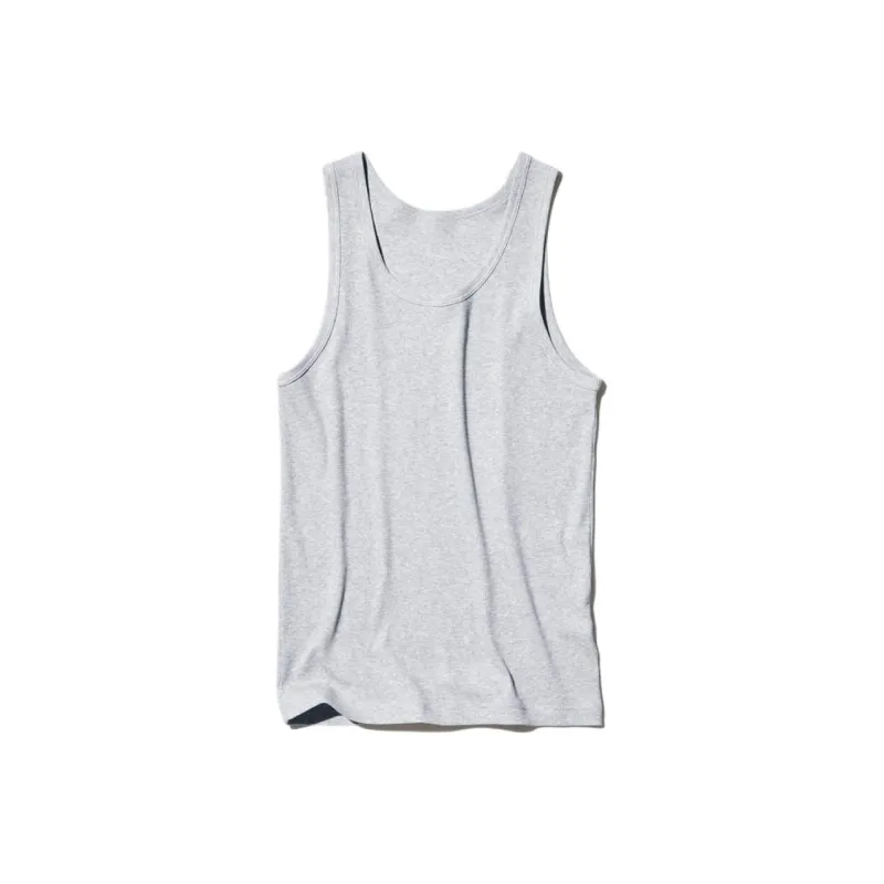 UNIQLO Tank Tops Unisex Gray-0