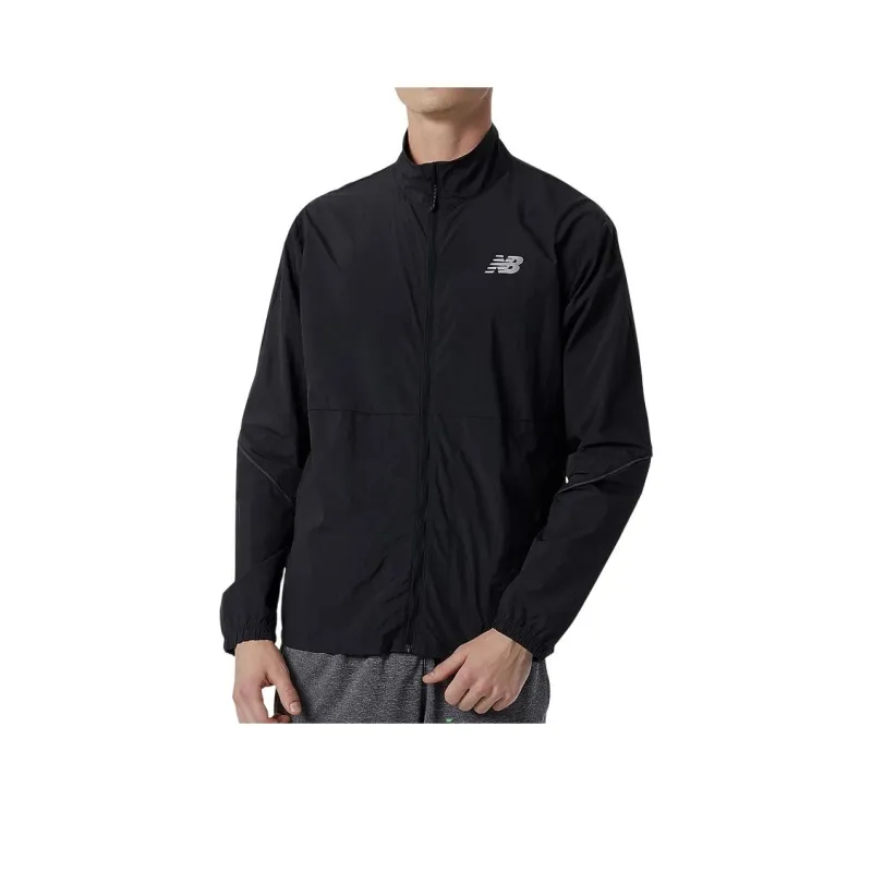 New Balance Jackets Men Black-0