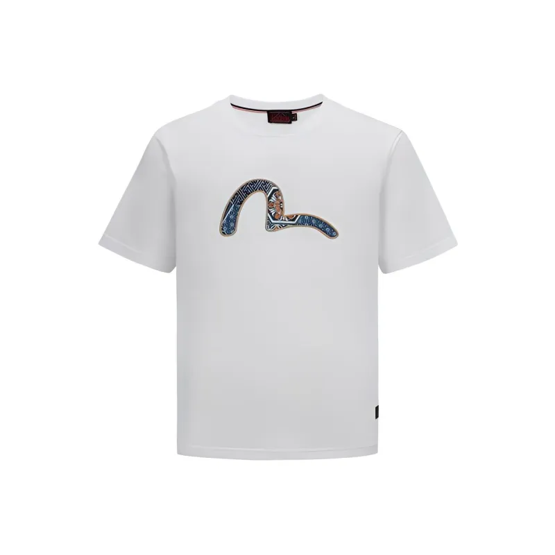 EVISU Straight T-Shirt Men's White-0
