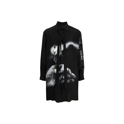 Yohji Yamamoto Printed Coat