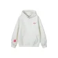 White (Thickened and Fleece-Lined-True Red Flame Logo)